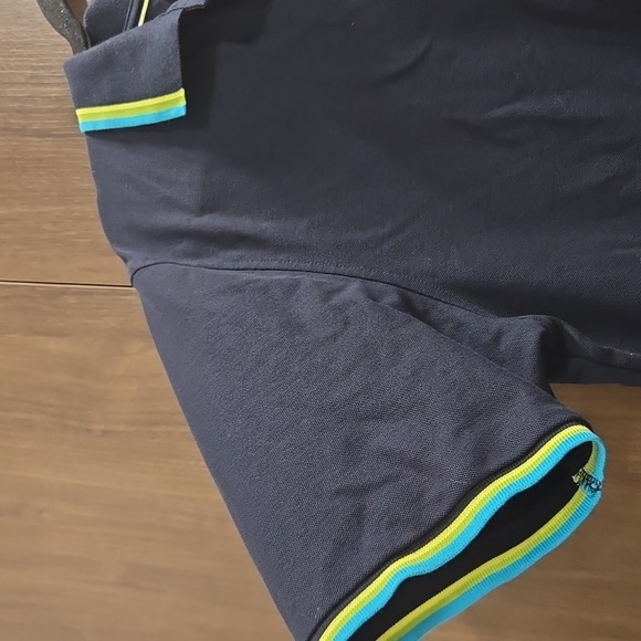 Psycho Bunny-Men's Navy Apple Valley Pique Tipped Logo Polo Shirt-Size 7 (XL) - Picture 15 of 17